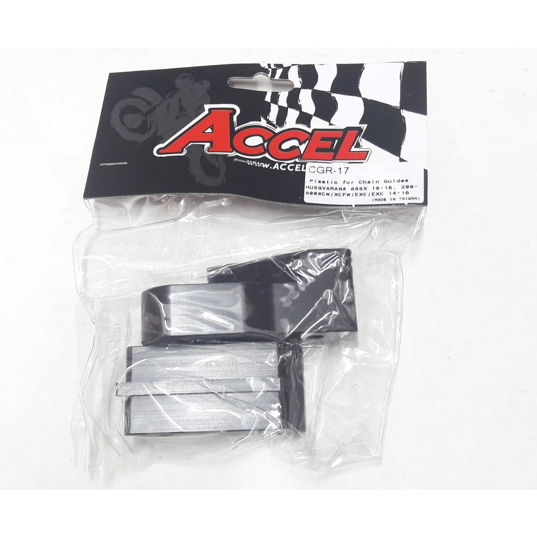 Accel chain guide replacement block for CG-16 chain guide,for Husqvarna TE250 TE310 TE449 TE450 TE510 TE511 TE610 TC250 TC450 TC510 CR125 CR150 CR250 WR125 WR250 WR300 TXC250 TXC310 TXC449 TXC450 TXC510 SM SMR 2007-2013. Husqvarna OEM 800072869 8000H7668