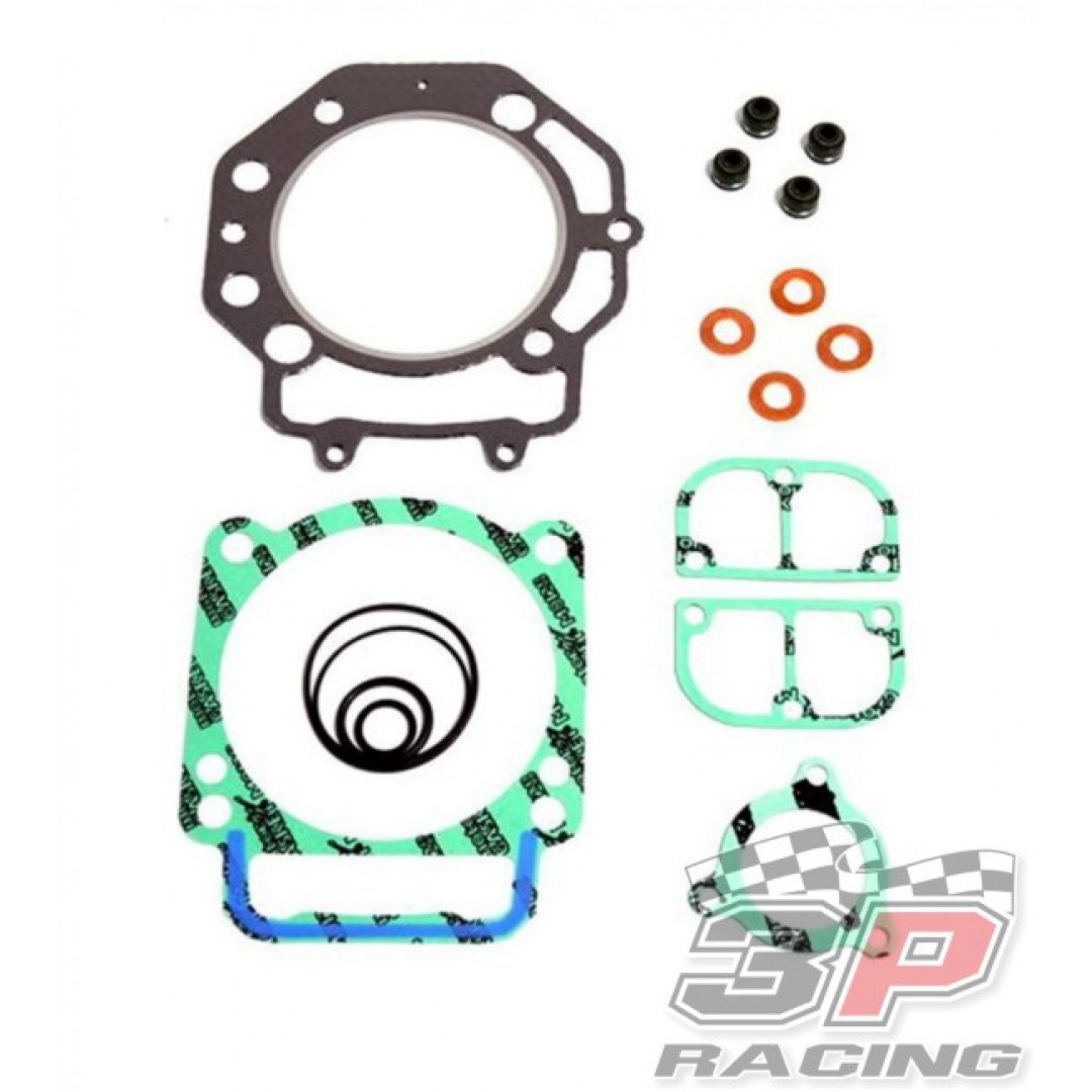 Athena P400270600026 cylinder head and base gaskets kit with valve seals and exhaust gaskets KTM OEM 58330036000 for LC-4 LC4-E 620 640, Competition620, Supermoto620, Duke640, Supermoto640, Adventure640 R 1998 1999 2000 2001 2002