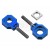Accel CNC Dirt bike Blue chain tensioners - adjusters axle blocks Lollipop type AC-AB-29-BLUE for Husqvarna TC85 2014-2020, KTM SX85 2003-2020, Freeride250 250R 250F, Freeride350. Husqvarna OEM 47010085044 70010085044 70010084000. P/N: AC-AB-29-BLUE. 