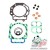 Athena P400270600026 cylinder head and base gaskets kit with valve seals and exhaust gaskets KTM OEM 58330036000 for LC-4 LC4-E 620 640, Competition620, Supermoto620, Duke640, Supermoto640, Adventure640 R 1998 1999 2000 2001 2002