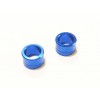 Accel CNC Blue frontwheel spacer kit for Yamaha 2014-2019 YZF250 YZ250F YZ 250F, YZF450 YZ450F YZ 450F, WR450F WRF450 WR 450F, YZ450FX YZF450X YZ250FX YZF250X. Yamaha OEM 1SL-25183-00-00 1SL-25186-00-00. Color anodized. P/N: AC-WSF-07-BL