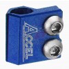 Accel brake line clamp - Blue AC-BLC-03-BLUE Suzuki RM 80/85/125/250, RMZ 250/450, RMX 450, DRZ 400, Kawasaki KX 85/100/125/250/500, KXF 250/450, KLX 450R