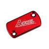 Accel Front brake reservoir cover Red AC-FBC-01-RED Honda CR 80/85/125/250/500, CRF 250R/250X/250RX/450R/450X/450RX, XR 250R/400R/650R
