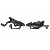 Accel Handguard alloy brackets & plastic handshields - Black. Strong type hand guards - Strengthened heavy duty alloy brackets on handlebar & bar end position. Universal: Fits 22.2mm, 28.6mm and even 31.8mm bars. P/N: AC-HGS-10-BK