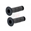 Accel soft compound rubber grips - Black. P/N: AC-RGP-407M-125