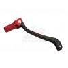 Accel CNC Black / Red gear shifter change lever for Honda CRF 450R CRF450 CRF450R 2002-2008. Forged with genuine billet aluminium. P/N: AC-SCL-7104. Replaces Honda OEM parts 24700-MEB-771, 24700-MEB-770, 24700-MEB-671, 24700-MEB-670