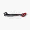 Accel CNC Black / Red gear shifter change lever for Honda CRF250 CRF250R 2004-2009, CRFX250 CRF250X 2004-2017. Forged with genuine billet aluminium. P/N: AC-SCL-7108. Replaces Honda OEM parts 24700-KRN-000, 24700-KSC-305