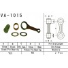 VA-1015 ATV Honda TRX 250 Recon 1997-2001, TRX 250EX Sportrax 2001-2008, TRX 250TE 2002-2018, TRX 250TM 2002-2019, TRX 250X 2009-2019