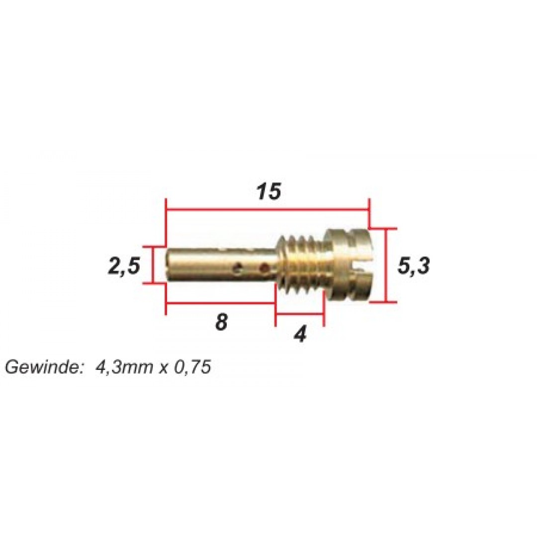 ProX carburetor Main Jet Mikuni N100/604 Series