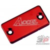 Accel Front brake reservoir cover Red AC-FBC-02-RED Yamaha YZ/WR/YZF/WRF/TTR, Suzuki RM/RMZ/RMX/DRZ, Kawasaki KX/KDX/KLX/KXF