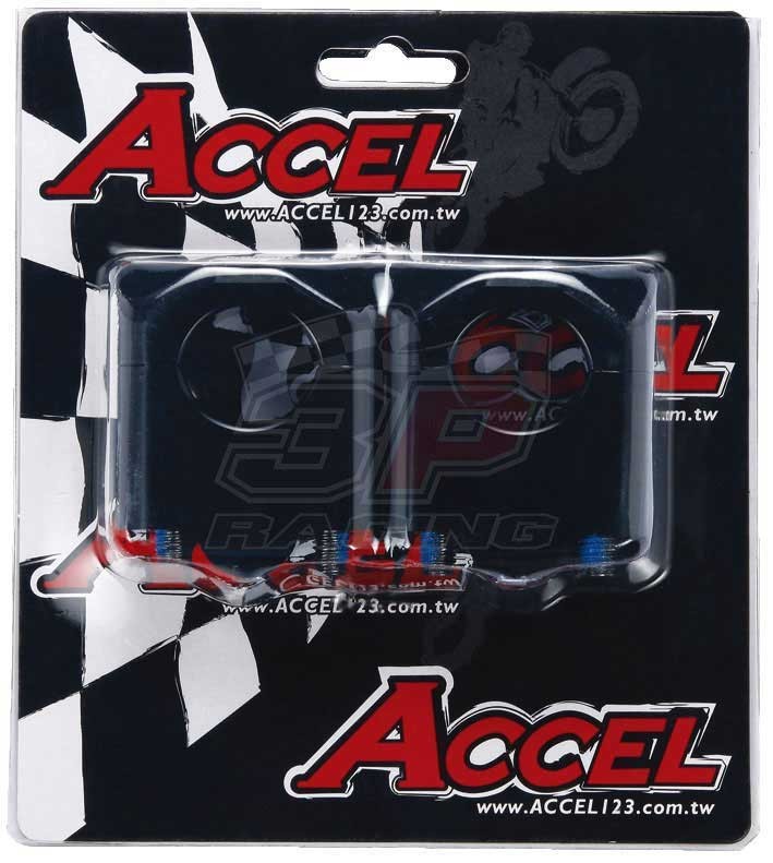 Accel Bar mount kit-Spacer 35mm height for 22.2mm bar Black AC-BM-09-22 ...