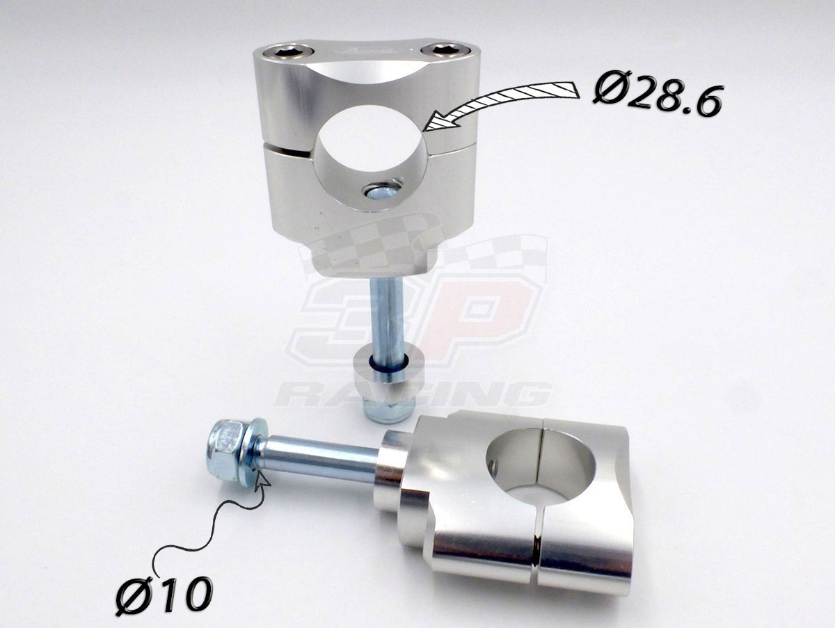 Accel Bar mount kit with 10mm bolt & 34.7mm height for 28.6mm bar ...