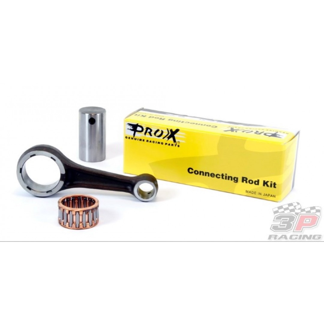 ProX 03.2320 connecting rod replaces Yamaha OEM 15A-11651-00-00 for XT200 TW200 BW200, ATV YTM200 YFM200 Moto-4 200. P/N: 03.2320. Kit includes connecting rod,crank pin,big end bearing,thrust washers and top end bearing(if there is one)