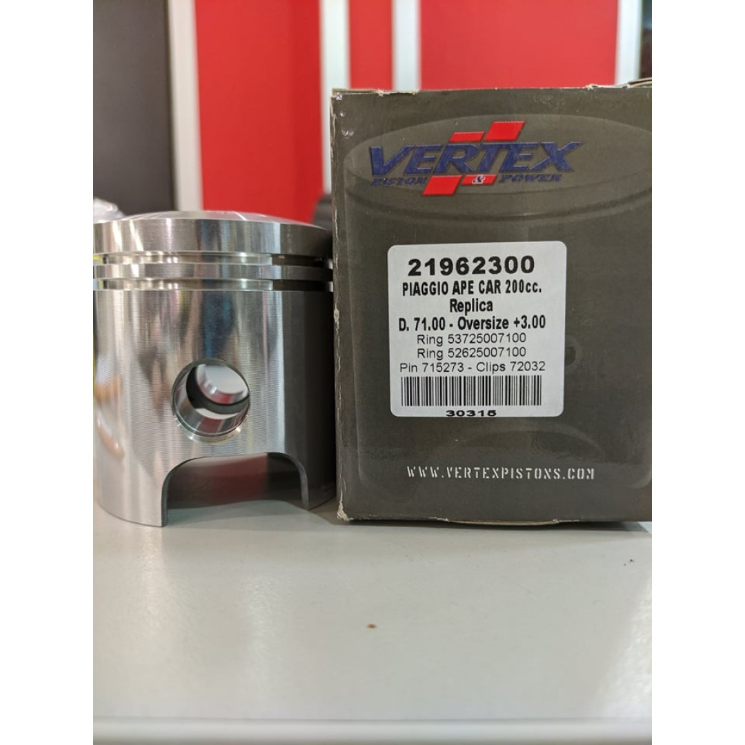 Vertex piston kit 21962 Piaggio ApeCar 250