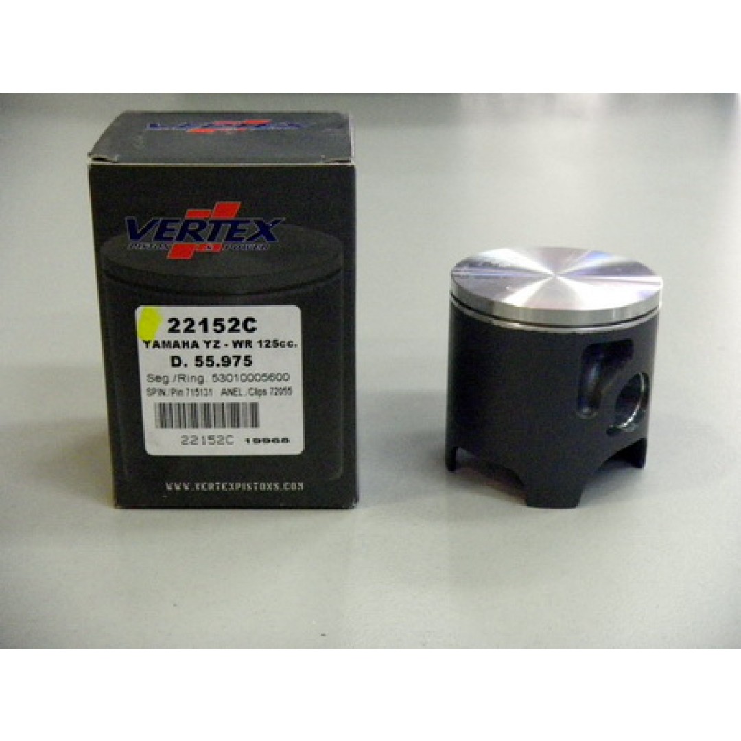 Vertex piston kit with Big Bore 58mm option 22152 Yamaha YZ 125 1992-1993