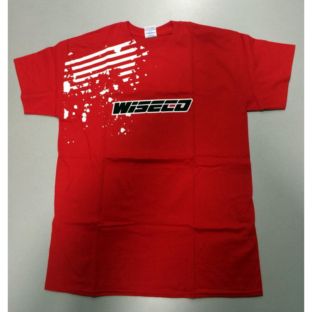 Wiseco T-shirt Skull Red W6878
