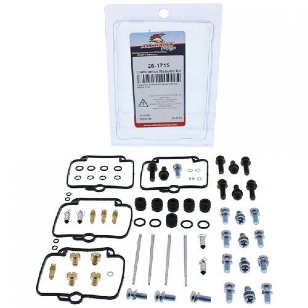 All Balls Racing carburetor rebuild kit 26-1715 Suzuki GSF 400 Bandit 1991-1993