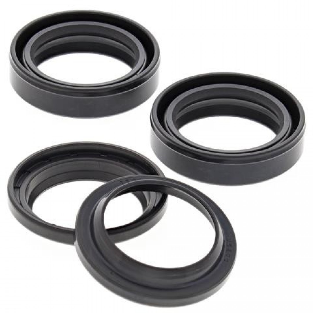 All Balls Racing fork oil seals and dust wipers set 56-111 Yamaha BW 200 1985-1988, BW 350 1987-1988, TW 200 Trailway 1987-2022