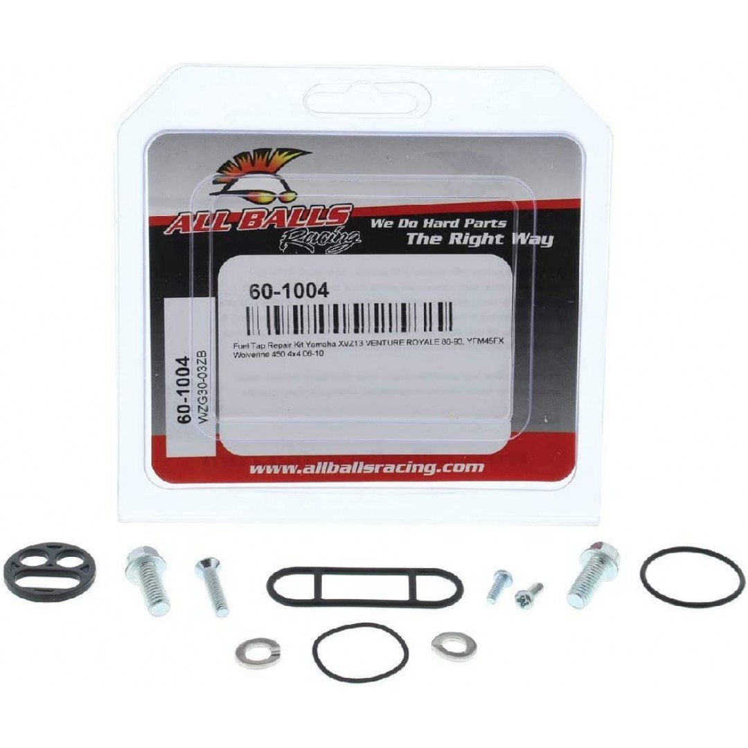 All Balls Racing Fuel Tap Repair kit 60-1004 XVZ13 Venture Royale, FZR 600,  ATV Yamaha Wolverine 450