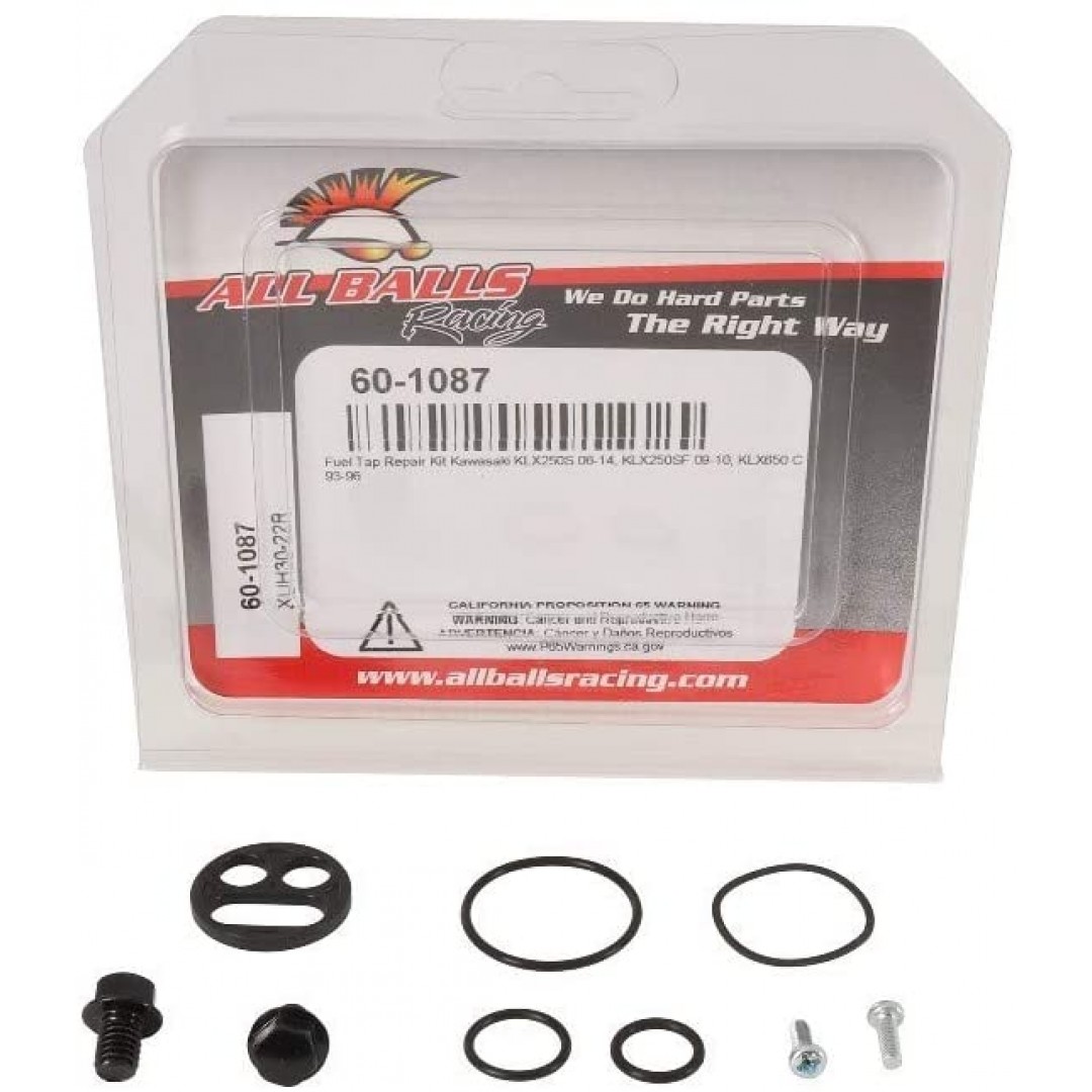 All Balls Racing Fuel Tap Repair kit 60-1087 Kawasaki KLX 250S, KLX 650
