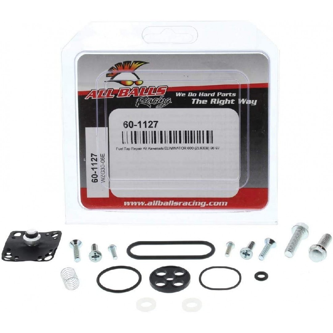 All Balls Racing Fuel Tap Repair kit 60-1127 Kawasaki ZL 600 Eliminator, KZ 440/550/650/750