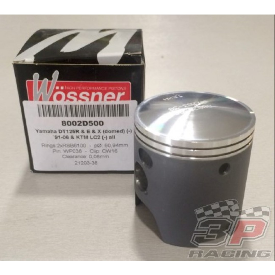 Wossner piston kit BigBore 58mm 59mm 61mm 8002D Yamaha DT 125R 1989-2006 Z-125 All Years