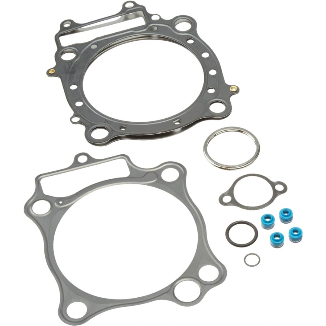 Vertex 860VG810001 100mm cylinder head and base gasket set for Honda CRF450 CRF450R 2002 2003 2004 2005 2006 2007 2008. P/N: 860VG810001. Set includes all necessary gaskets, rubber parts and valve seals for a complete top end rebuild.