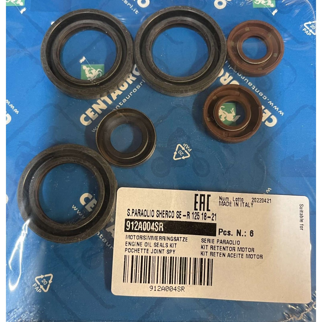 Centauro engine oil seals kit 912A004SR Sherco SE-R 125 2018-2021