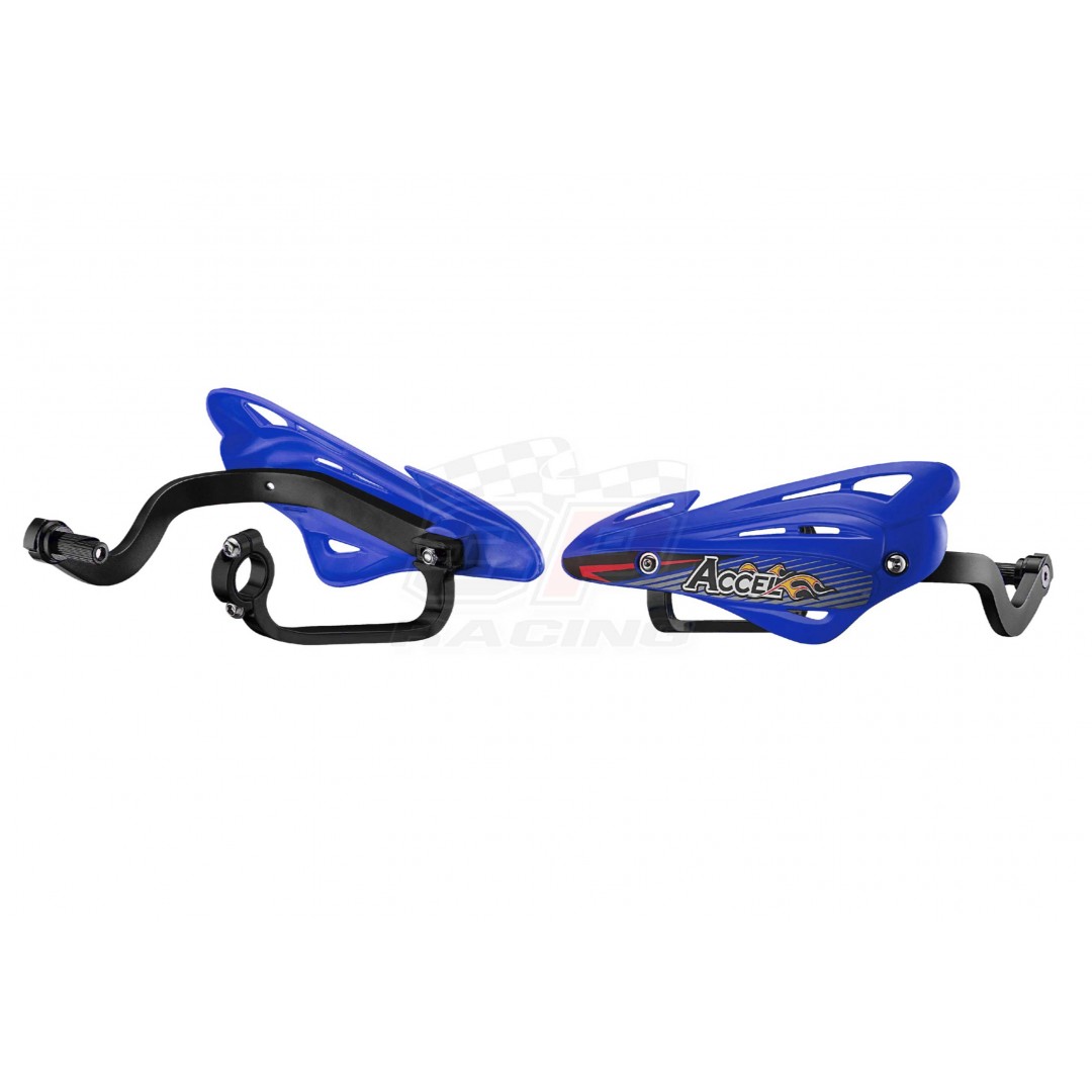 Accel Universal Handguards alloy & shields Blue AC-HGS-10-BL For 22.2mm, 28.6mm and 31.8mm bars