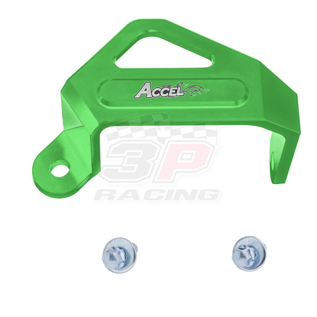 Accel rear brake caliper guard Green AC-RBCG-302-GR Kawasaki KX 125 2003-2005, KX 250 2003-2007, KX 500 2003-2004, KLX 300R 2003-2007, KDX 200 2003-2006