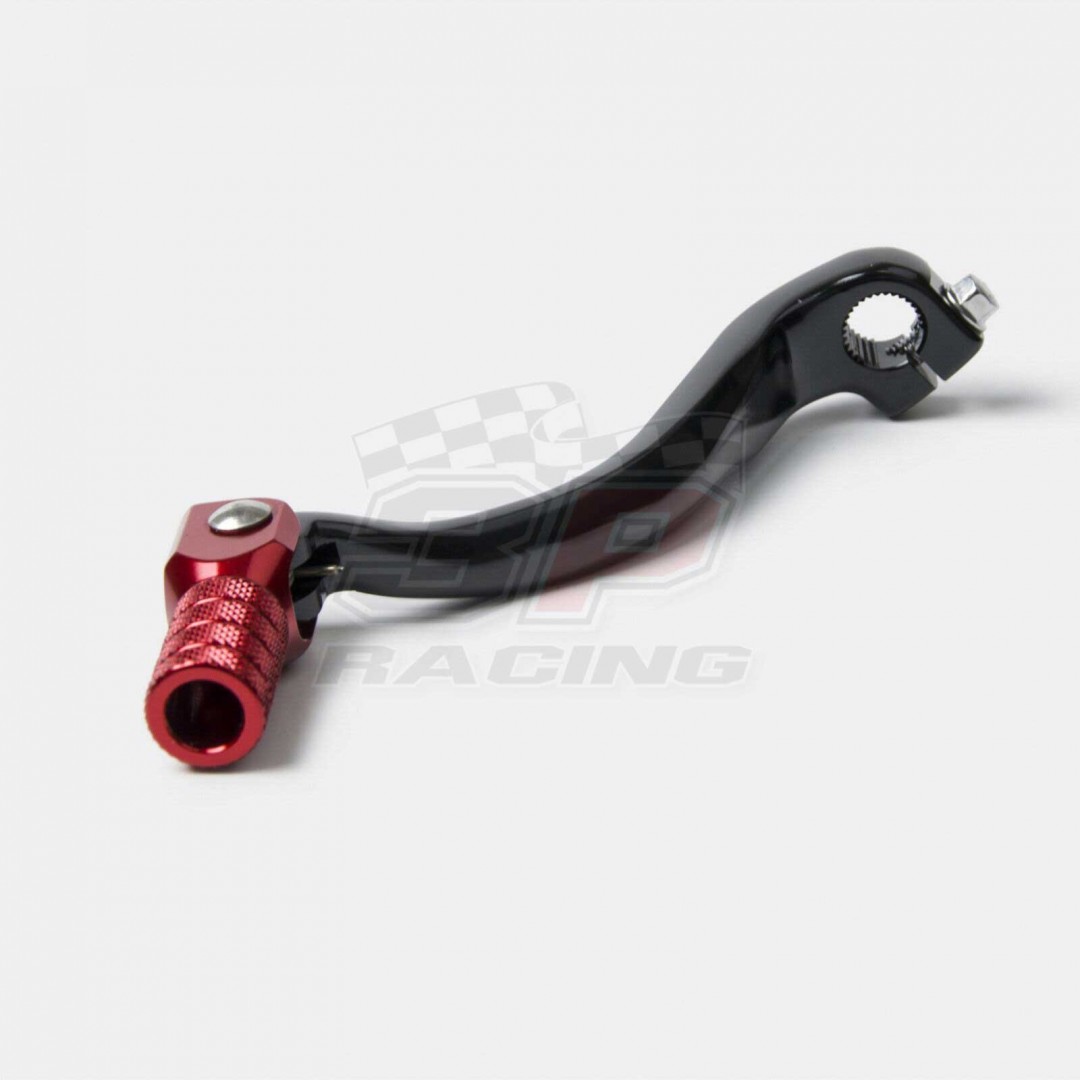 Accel CNC Black / Red gear shifter change lever for Honda CRF 450R CRF450 CRF450R 2011-2016. Forged with genuine billet aluminium. P/N: AC-SCL-7107. Replaces Honda OEM parts 24700-MEN-306