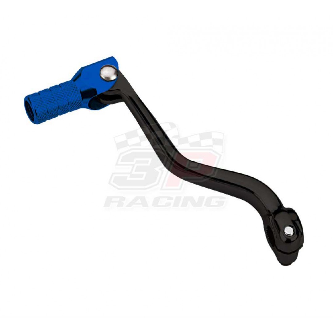 Accel CNC Black / Blue gear shifter change lever for Yamaha YZ60 YZ80 YZ85 TTR225 TT-R225 TT500. Forged with genuine billet aluminium. P/N: AC-SCL-7214-BL. Replaces Yamaha OEM parts: 2HF-18110-01-00 2HF-18110-02-00
