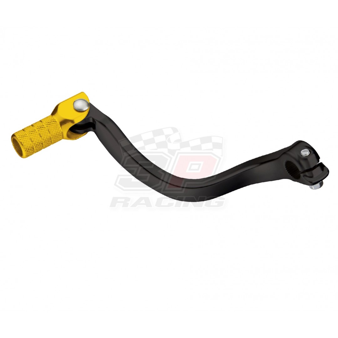 Accel CNC Gold gear shifter change lever for Suzuki RM125 1989 1990 1991 1992 1993 1994 1995 1996 1997 1998 1999 2000 2001 2002 2003 2004 2005 2006 2007 2008 2009 2010. P/N: AC-SCL-7301. Replaces Suzuki OEM parts: 25600-36F00 25600-36E10  25600-27C00