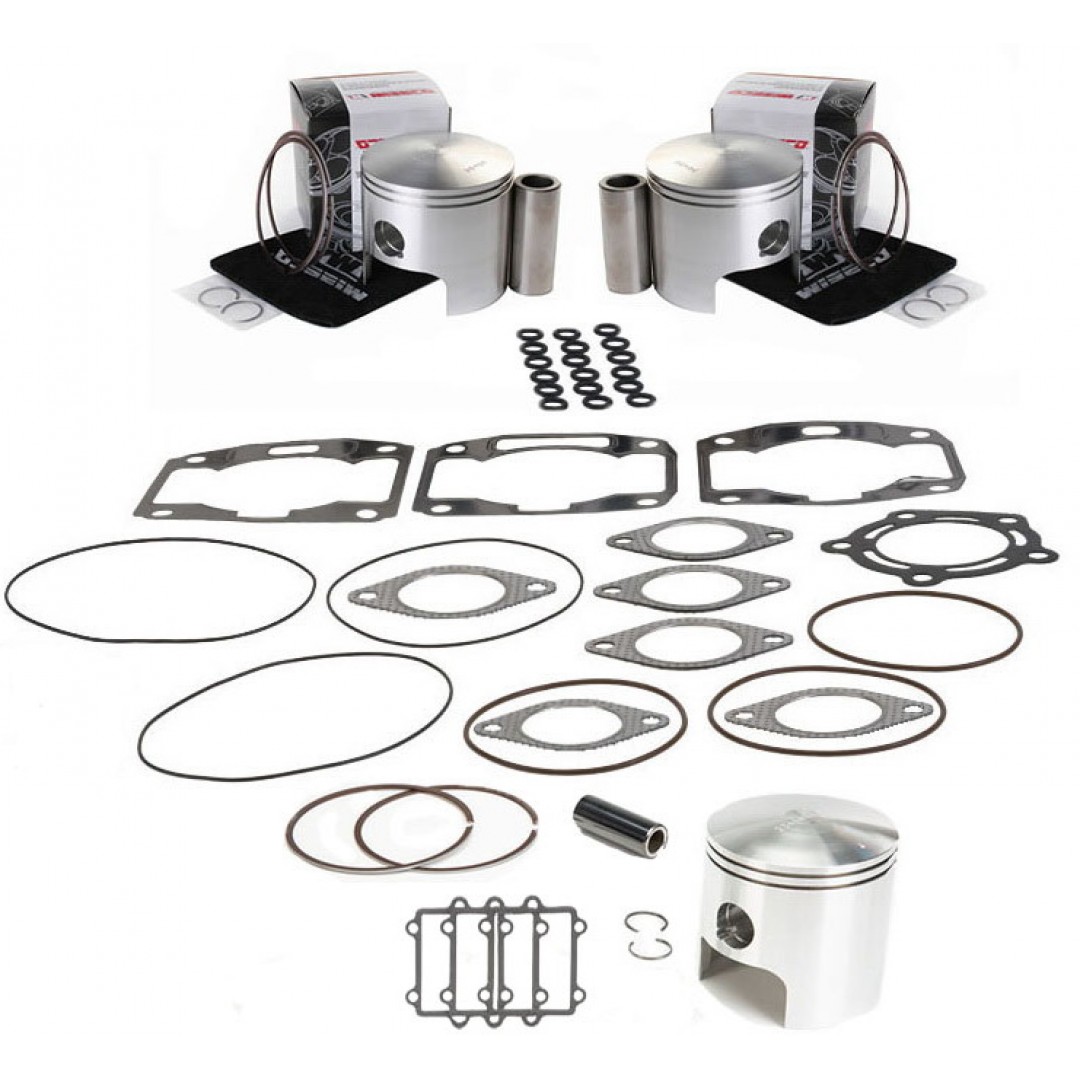 Wiseco PWC forged 76.50mm pistons kit w/ cylinder gaskets WK1093 Jet Ski Arctic Cat Tigershark 900 1995, Monte Carlo 900 1996