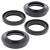 All Balls Racing fork oil seals and dust wipers set 56-178 Yamaha SR 400 2015-2017, XT 250 2008-2022