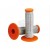 Accel dual compound grips - Orange. Soft material for better hold without slipping. P/N: AC-RGP-535-120O
