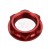 Accel CNC Anodized Red steering stem nut AC-SNB-04-RD for Kawasaki KX125 KX250 KX250F KXF250 KX450F KXF450 KLX450R, Suzuki RM125 RM250 RM-Z250 RMZ250 RMX250 DRZ250 DR-Z250 DR-Z400 DRZ400 GSX-R600 GSXR600 GSXR750. Kawasaki OEM 92210-0066, Suzuki OEM 51353-