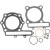 Wiseco W5563 cylinder head and base gaskets with valve seals and rubber rings for Kawasaki KSF250 Mojave, KL250 KLR250 1985 1986 1987 1988 1989 1990 1991 1992 1993 1994 1995 1996 1997 1998 1999 2000 2001 2002 2003 2004 2005.