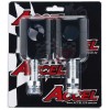 Accel Universal motorcycle handlebar CNC riser - spacer kit for 45mm raised height and 10mm bolt. For all bikes with 22.2mm steering bar - Universal. P/N: AC-BM-13-22-F10. CNC machined. 10mm bolt. Bar bore: 22.2mm bar. Raiser Height: 45mm