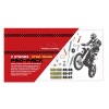 Accel repair bolts pack including all bolts, screws, nuts & spacers, also exhaust springs and rubber for Honda CR125 CR125R CR 125R CR250 CR250R CR 250R CR500 CR 500R CR500R 1985 1986 1987 1988 1989 1990 1991 1992 1993 1994 1995 1996 1997 1998 1999 2000