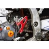 Accel FSC-21 CNC & Anodized Red front sprocket cover guard Honda 23810-MKE-AF0 for CRF450 CRF450R CRF450RX 2021 2022 2023. P/N: FSC-21 . Designed to keep mud out of the front sprocket area. CNC machined, made from high quality aluminum alloy
