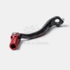 Accel CNC Black / Red gear shifter change lever for Honda CRF450 CRF450R 2009-2010. Forged with genuine billet aluminium. P/N: AC-SCL-7106. Replaces Honda OEM parts 24700-MEN-A30