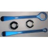 Special tools for tire - Levers & wrenches 32mm, 22mm, 13mm, 10mm and 1pcs extra 27mm hex head - Blue. P/N: AC-TL-04-BLUE