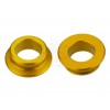 Accel CNC Gold Yellow rearwheel spacer kit AC-WSR-05-GD for Suzuki RM125, RM250 1996-2008. Suzuki OEM 64751-36E00. Billet aluminum alloy. Color anodized. P/N: AC-WSR-05-GD