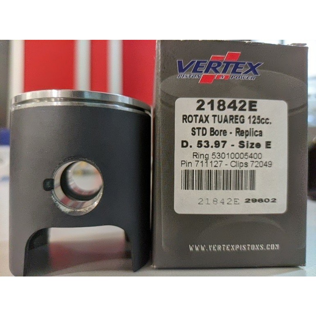 Piston Vertex 55,5 Mm Pour Aprilia Tuareg 125 - Cylindre En Fonte - Neuf, Origine Italie