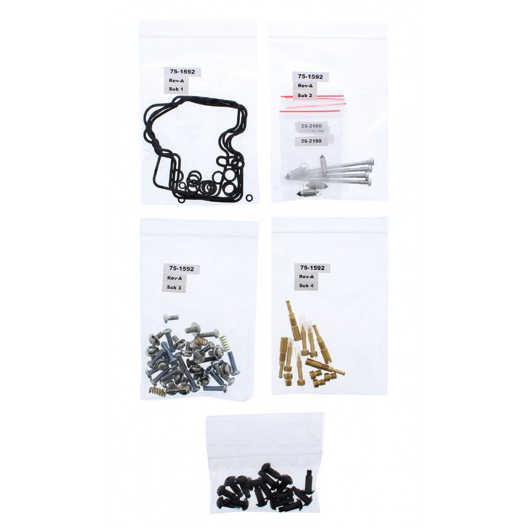 All Balls Racing carburetor rebuild kit 26-1677 Yamaha YZF-R6 1999-2002 ...