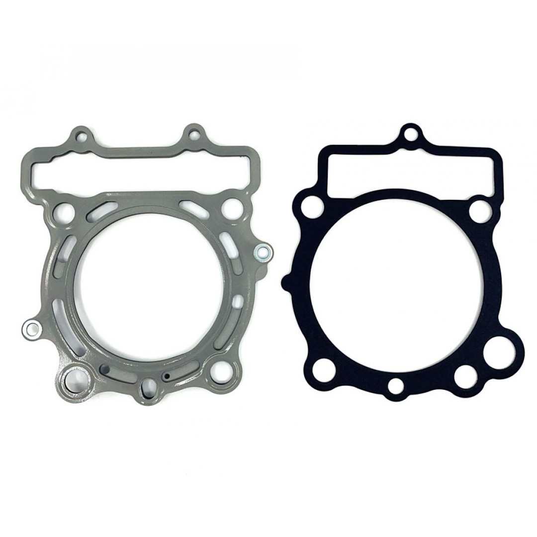 ProX cylinder head & base gaskets set for Kawasaki KXF250 KX250F KX 250F KX 250 2019 2020. P/N : 36.4350. Includes only the head and base gasket of the top end.