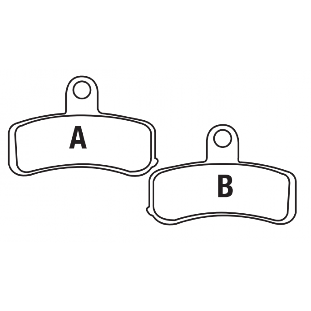 ProX brake pad set 37.386102 for Harley-Davidson models | 3P Racing