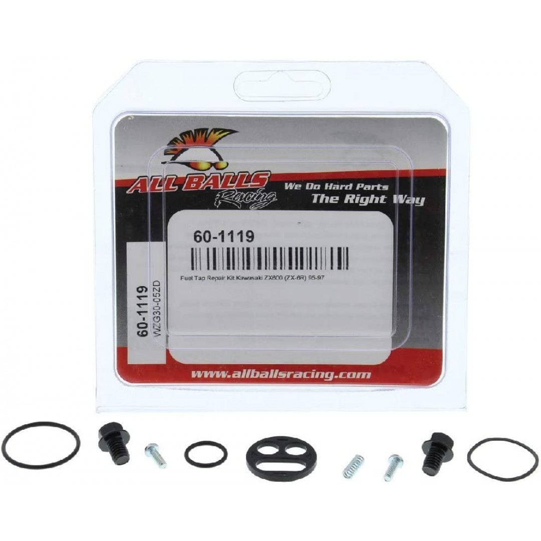 All Balls Racing Fuel Tap Repair kit 60-1119 Kawasaki ZX-6R 1995-1997, ZZR 600 1995-1997