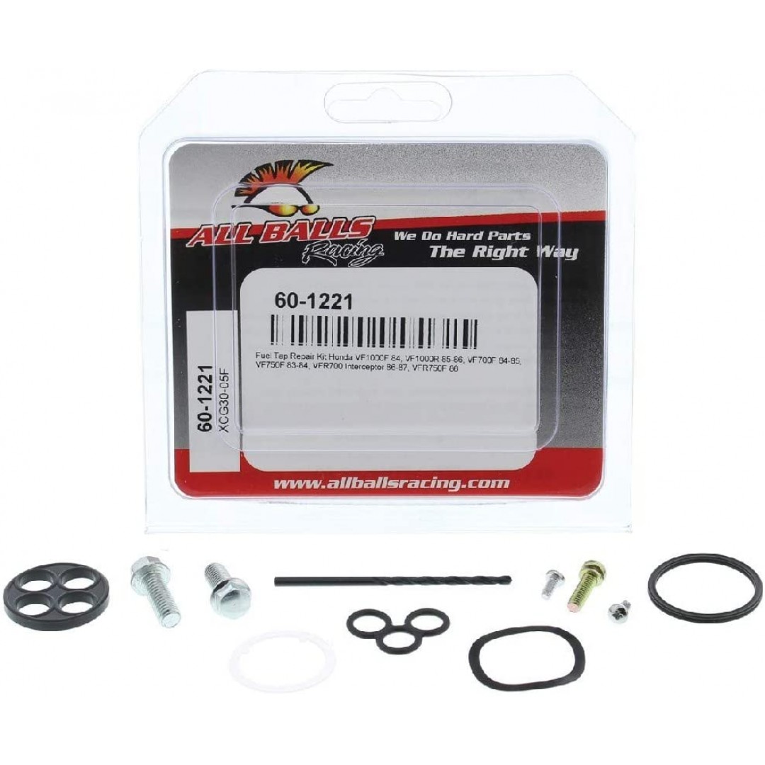 All Balls Racing Fuel Tap Repair kit 60-1221 Honda VF 700F/750F/1000F/1000R, VFR 700/750/750F